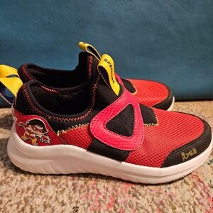 Skechers Ryan's World G-Force Red Black Slip On‎ Sneakers Kids Size 3.5